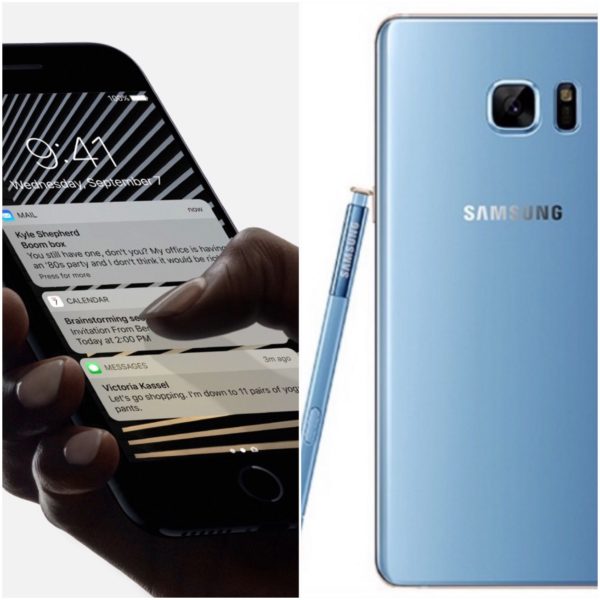 Galaxy Note 7 S-Pen V/s iPhone 7 3D Touch