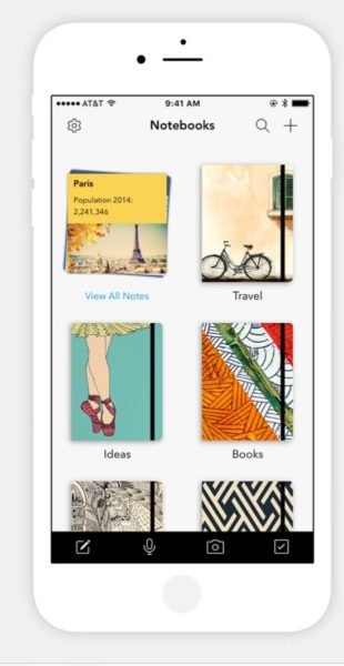 Notebook App in iOS 10