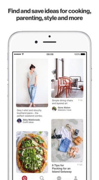 Pinterest in iOS 10